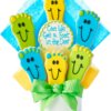 Foot In The Door Cutout Cookie Bouquet