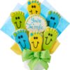 You're "Toe-rrific" Cutout Cookie Bouquet