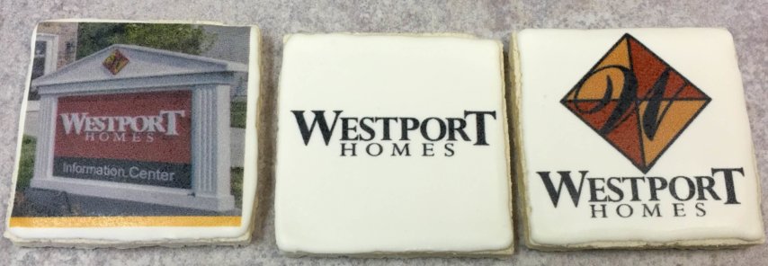 Custom Logo Cookies Square