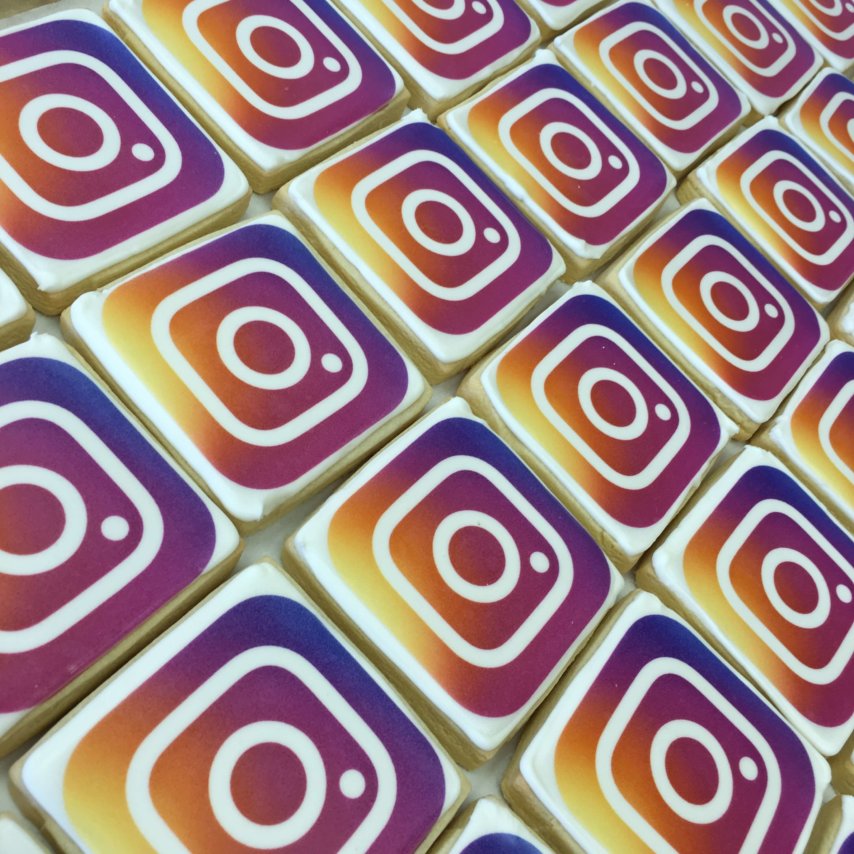 Custom Logo Cookies Square