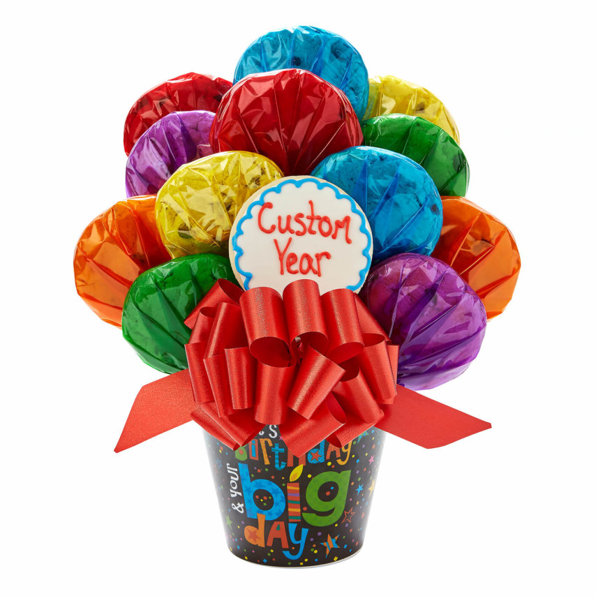 Custom Year Cookie Bouquet