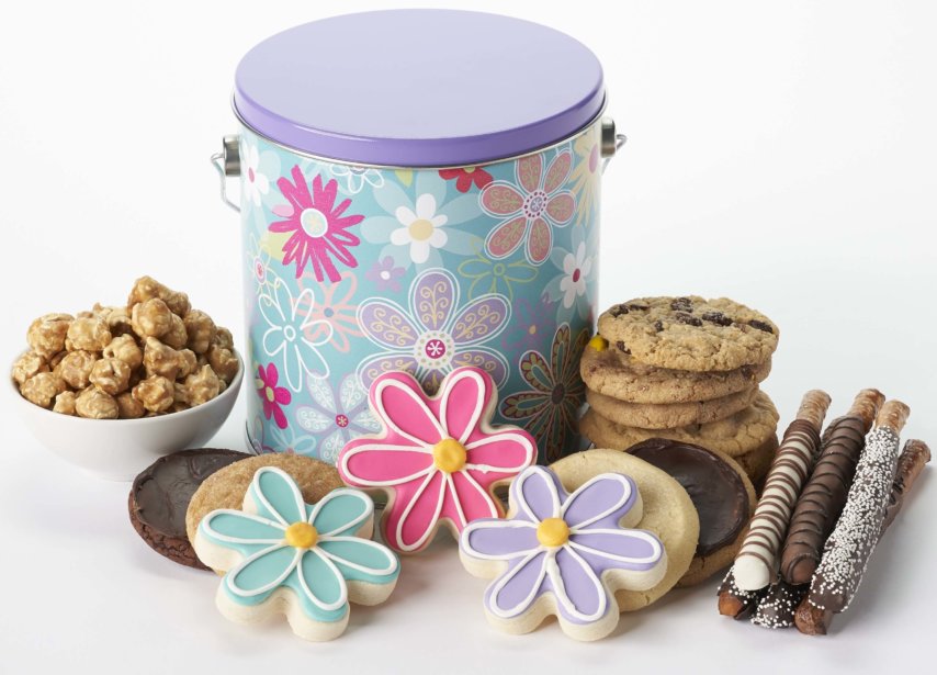 Flower Power Gourmet Tin