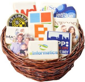 Custom All Logo Cookies Basket