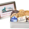 Logo Cookie Tin With Three Logo Cookies