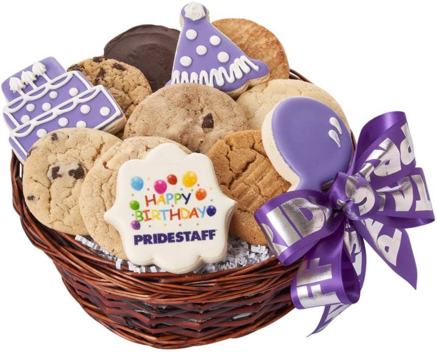 PrideStaff Birthday Cookie Basket