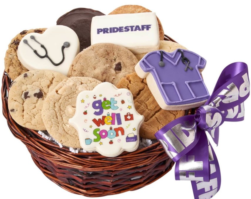 PrideStaff Get Well Soon Cookie Basket