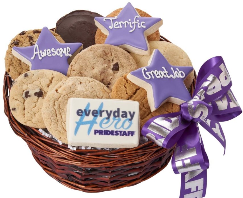 Everyday Hero PrideStaff Cookie Basket