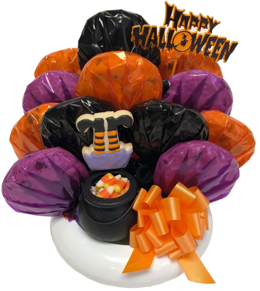 Witch's Cauldron Cookie Bouquet