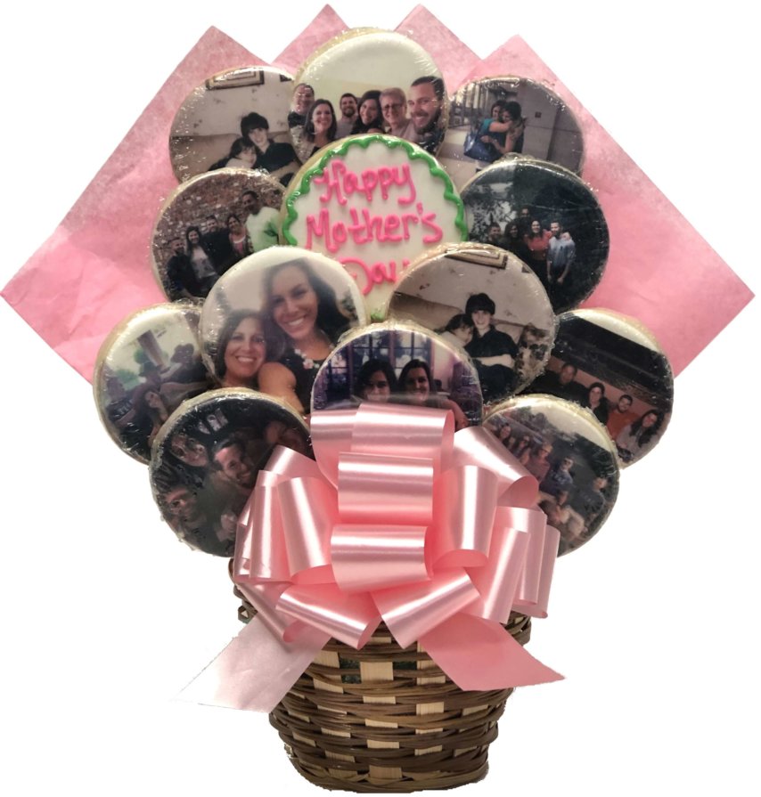 Custom Photo Cookie Bouquet