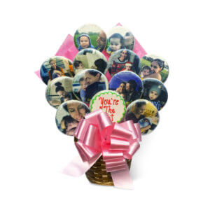 Custom Photo Cookie Bouquet