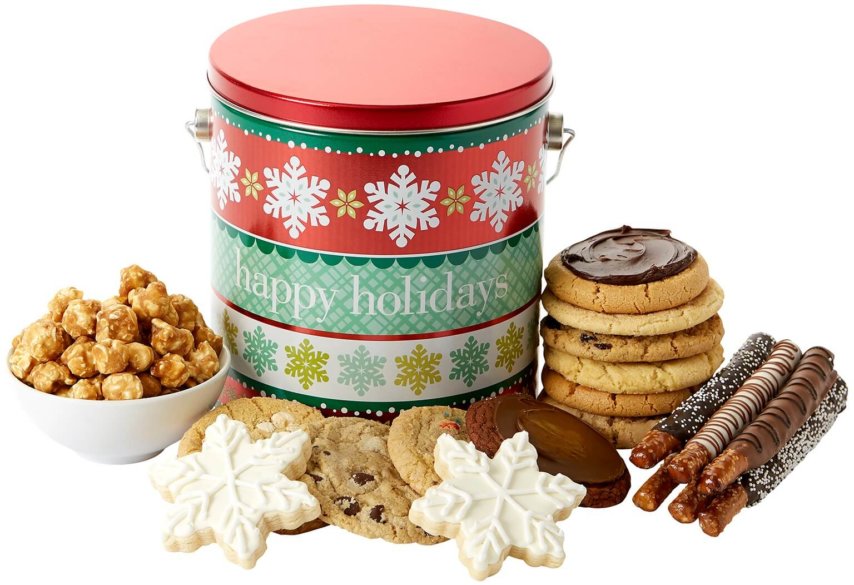 Happy Holidays Gourmet Tin