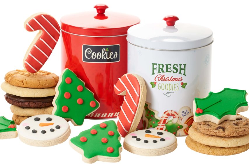 Christmas Cookie Tin Duo