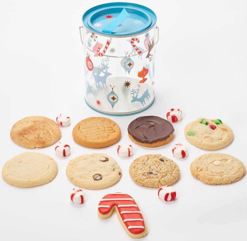 Holiday Window Cookie Jar