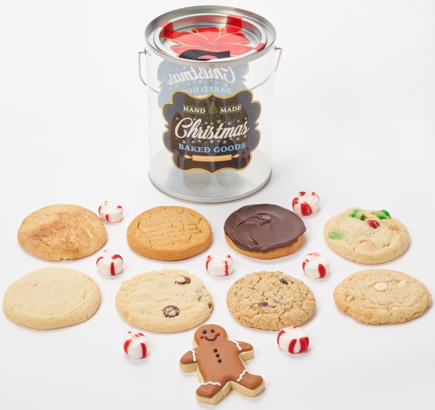 Holiday Window Cookie Jar