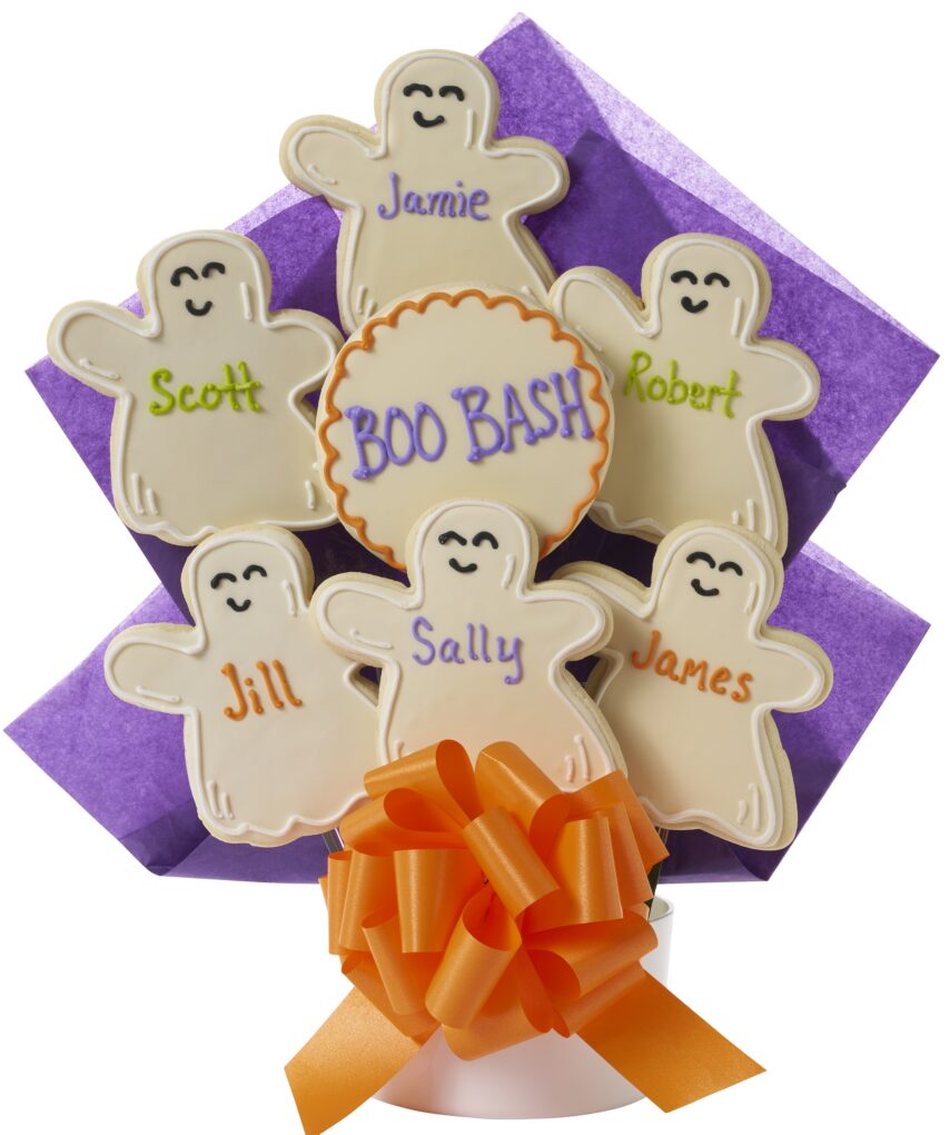 Boo Bash Custom Name Cookie Bouquet