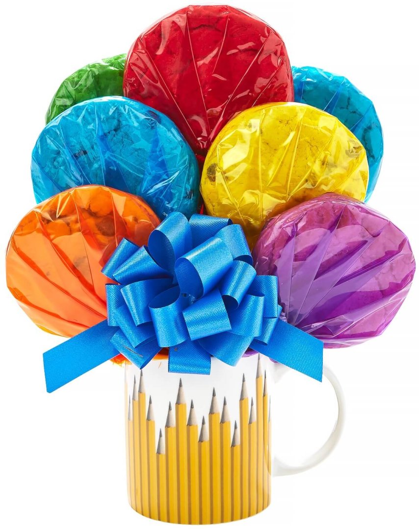 Pencil Mug Cookie Bouquet