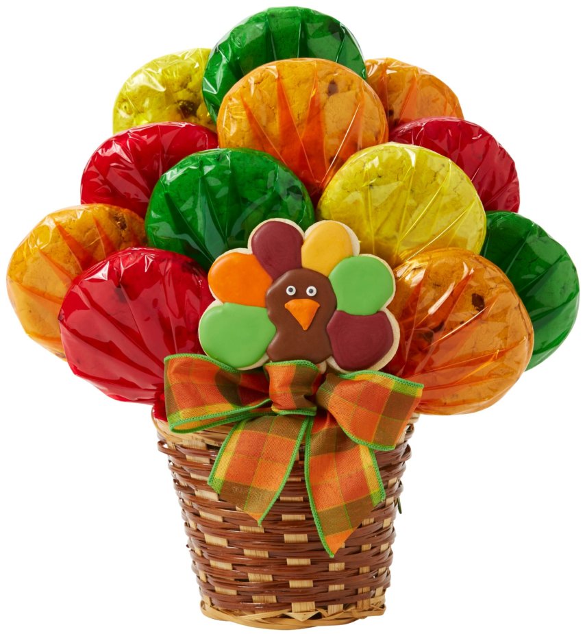 Turkey Basket Bouquet