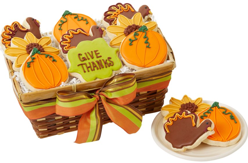 Give Thanks Cookie Basket