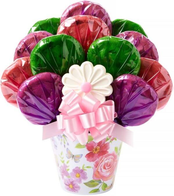 Fancy Flower Cookie Bouquet