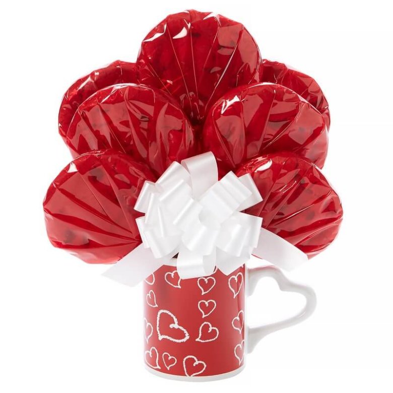 Heart Mug Bouquet