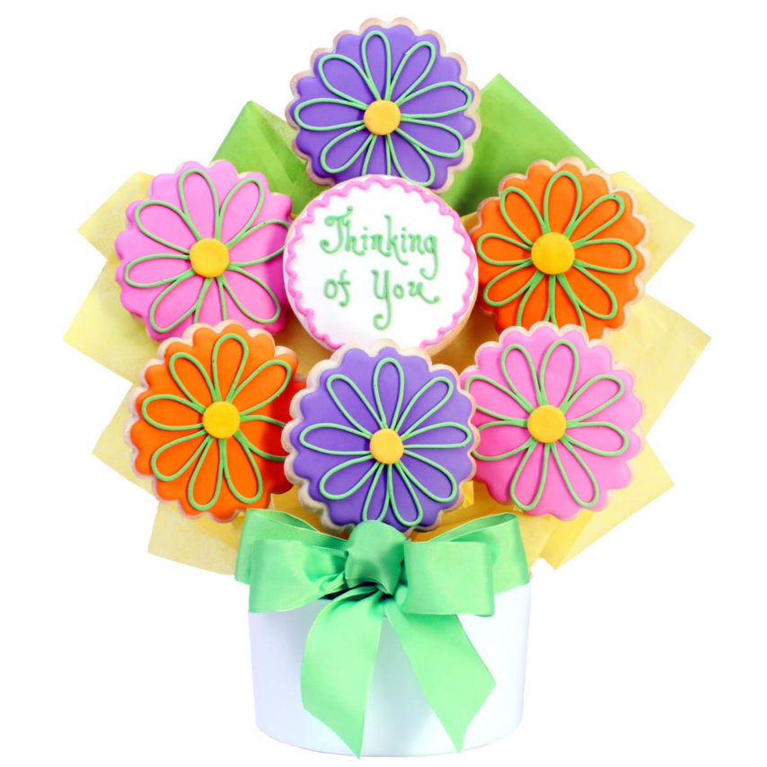 Thinking Of You Cutout Cookie Bouquet