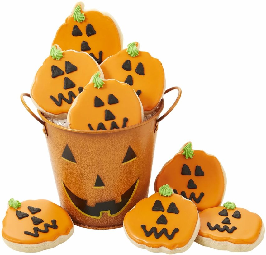 Jack-o-Lantern Cookie Tin