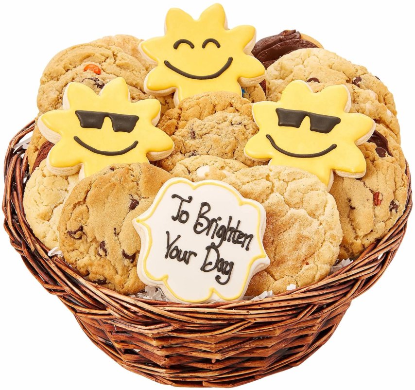 To Brighten Your Day Cookie Basket